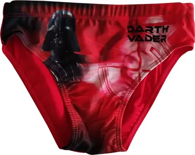 Immagine prodotto di Costume da bagno Star Wars Darth Vader, pantaloncini da bagno per bambini, rosso, taglia 128 cm