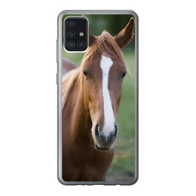 Produktbild von MuchoWow® Handyhülle Schutzhülle Hülle für Samsung Galaxy A52 5G Pferd - Natur - Porträt Silikon Softcase Handy Hülle - Umschlag