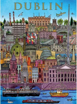 Image de GIBSONS Puzzle Vue de Dublin 500 pièces