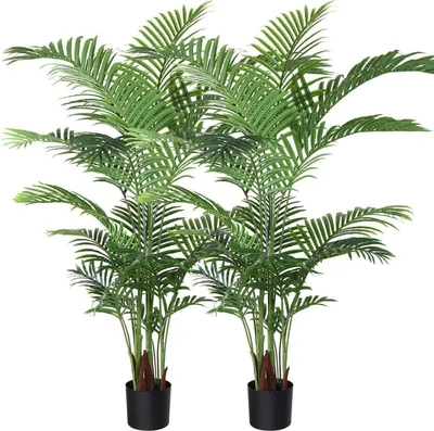 Obrázek produktu pro Umělá palma Areca 160 cm 17 větví vnitřní venkovní moderní dekorace 2 balení