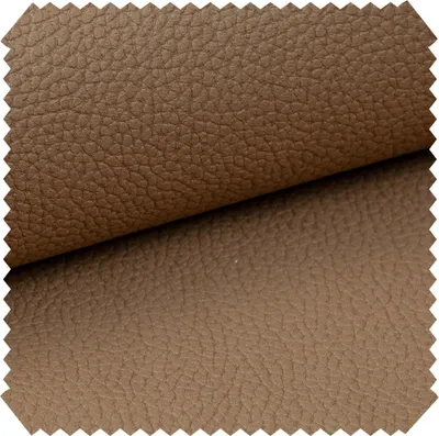Produktbild von novely® exquisit OLIVERA - Ultraweicher Möbelstoff in Echtlederoptik - Schwer Entzündbarer Polsterstoff - Pflegeleichte Meterware 1lfm - Farbe: 06 Hellbraun Karamell