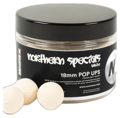 Produktbild von CC Moore NS1 Pop Ups White 18mm - 46g Boilies