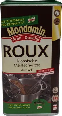 Obrázok produktu pre Mondamin Roux tmavá klasická zápražka 1 kg omáčky na zahustenie omáčky