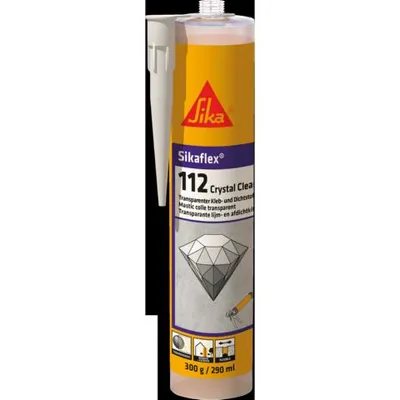 Produktbild von Sikaflex-112 Crystal Clear 300ml transparent vielseitiger Kl