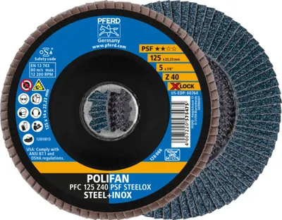 Produktbild von PFERD 67664126, 12,5 cm, 12200 RPM, 40 g, 10 Stück(e)
