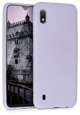 Produktbild von kwmobile Handyhülle für Samsung Galaxy A10 Hülle - TPU Case - Kabelloses Laden - Schutzhülle Cover in Lavendel