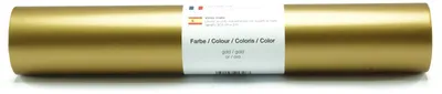 Produktbild von Kreativplotter Vinylfolie matt GOLD 30,5x300 cm
