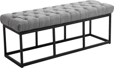 Produktbild von Sitzbank Amun Stoff B120 grau