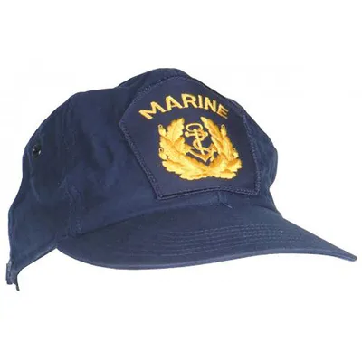 Produktbild von Original Bundeswehr Mütze blau mit Abzeichen, Einheitsgröße, verstellbar