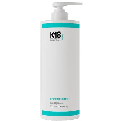 Zdjęcie produktu dla K18 Peptide Prep Detox Shampoo głęboko oczyszczający szampon do wszystkich rodzajów włosów 930 ml