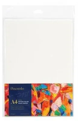 Produktbild von A4-Aquarellpapier, 16 Blatt, weiß, DELI