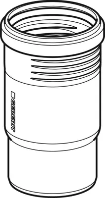 Produktbild von GE Silent-Pro Langmuffe d50mm