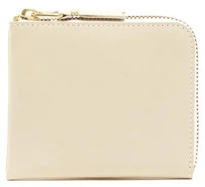 Image de Comme Des Garçons porte-cartes beige SA3100OFFWHITE