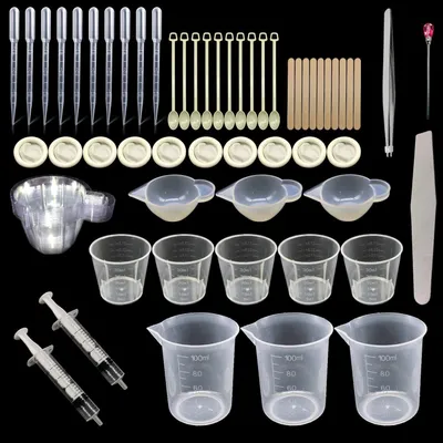 Produktbild von 66-teiliges Silikonform Gießform Set für Schmuckherstellung DIY