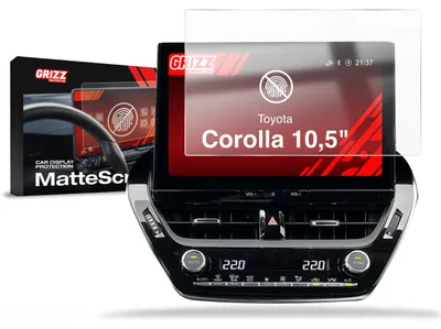 Produktbild von Matte Autodisplayfolie für Toyota Corolla Cross 10,5" (2022-2026), Grizz Protector