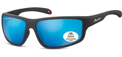 Produktbild von Montana Sportbrille SP313C Schwarz / Blau