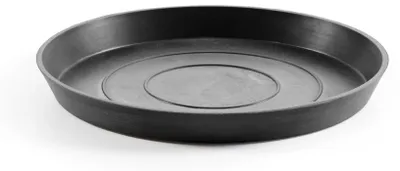 Image de Ecopots Soucoupe ronde 40 pour pot de fleurs - L 36,5 cm x l 36,5 cm x H 3,5 cm - Intérieur et extérieur