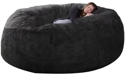 Produktbild von Waschbare Sitzsackhülle zur Aufbewahrung von Kuscheltieren, weich und bequem