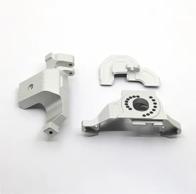 Produktbild von RC Aluminiumlegierung Motor Montage Wärmesenke für 1/10 TRX4 Silbermotorsitz