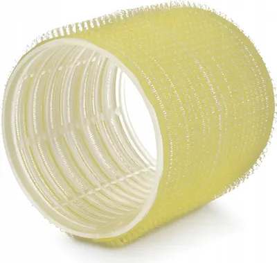 Produktbild von Ponik's Lockenwickler, Selbsthaftend Haftwickler Set - 66 mm - 6 Stücke - Jumbo Größe Selbsthaltende Rollen Selbst Griff Locken, Gelb