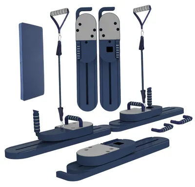 Immagine prodotto di Tavola da Pilates, design smontabile, accessori multifunzionali, blu