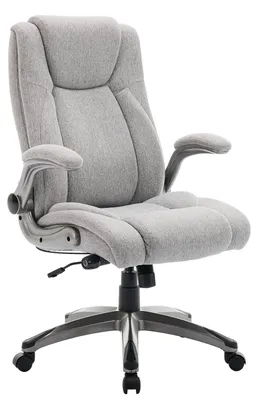 Obrázok produktu pre Kancelárska stolička COLAMY, ergonomické otočné kreslo s nosnosťou 150 kg, farba: sivá