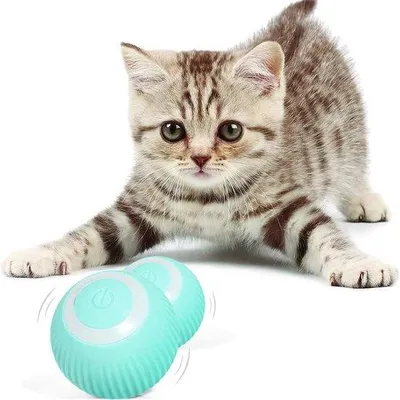 Produktbild von Interaktives Katzenspielzeug Automatisch 360° Rotierend LED Licht USB