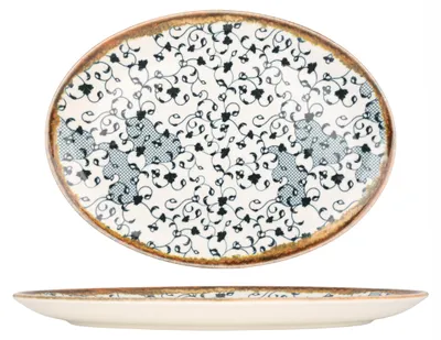Zdjęcie produktu dla Miska do serwowania Kütahya Porselen – Fluer Amber – porcelana – 33 x 19 cm