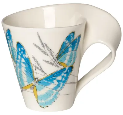 Produktbild von Villeroy & Boch NewWave Caffè Morpho cypris Becher mit Henkel (Geschenkkarton)