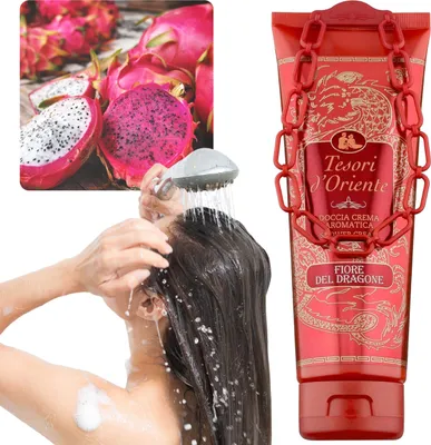 Produktbild von Tesori d'Oriente Dragon Flower Duschgel 250ml x3