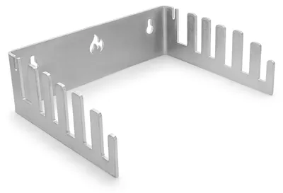 Produktbild von Rosthalter für Keramikgrills | extrem massiv - aus 5mm Edelstahl | schafft endlich Ordnung am Grill