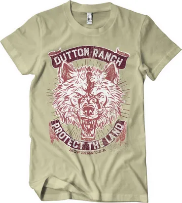 Produktbild von Dutton Ranch - Protect The Land T-Shirt - Small - Khaki