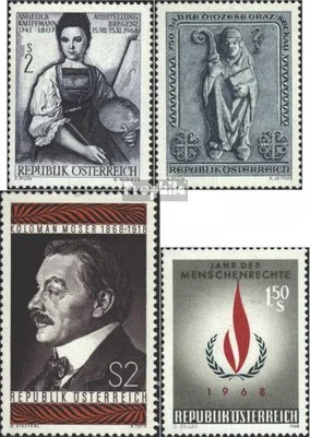Produktbild von Briefmarken Österreich 1968 Mi 1269,1270,1271,1272 (kompl.Ausg.) postfrisch Sondermarken