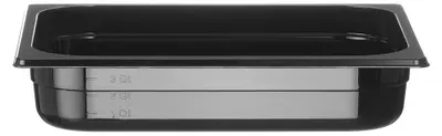 Immagine prodotto di HENDI Contenitore gastronorm 1/2, Profi Line, GN 1/2, 4L, nero, 325x265x(H)65mm