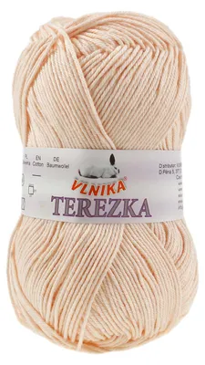 Strickgarn TEREZKA 100% Baumwolle, lachsfarben