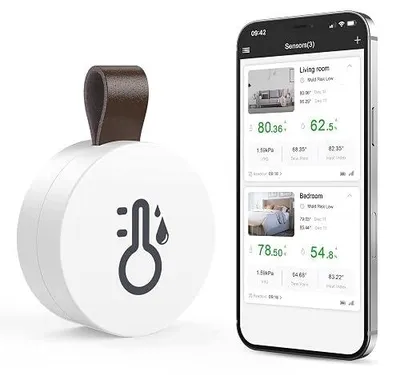 Zdjęcie produktu dla Termometr higrometr bluetooth czujnik temperatury wilgotności