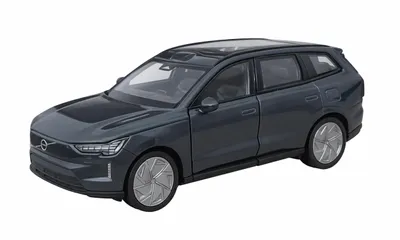 Produktbild von VOLVO EX90 Modellauto aus Metall 12cm mit Rückzug Welly Modell Auto Spielzeugauto Spielzeug Geschenk 33 (Anthrazit-Metallic)
