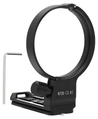 Productafbeelding van Statiefmontage ring, objectiefrand van aluminiumlegering met 80 mm snelkoppelplaat, 1/4 inch en 3/8 inch schroefdraad voor RF70 200 mm F2.8 L IS USM