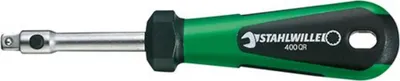Produktbild von Stahlwille 400QR STECKGRIFF 1/4 ZOLL MIT QUICK RELEASE 11051010 Push-fit handle Drive (screwdriver) 1/4 (6.3 mm) 1 pc(s)