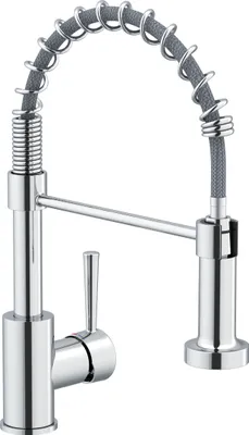 Obrázek produktu pro Dřezová baterie páková Dřezová baterie s flexibilním ramenem Dřezová baterie se sprchou Lenz NOVA chrom 46070902