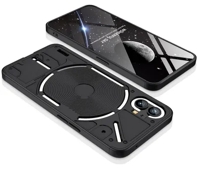 Immagine prodotto di Custodia in plastica per Nothing Phone 1, design PC, nera