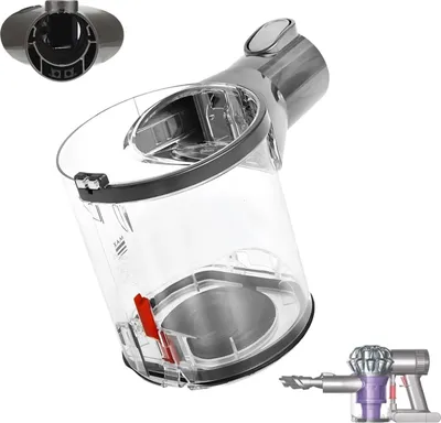 Produktbild von Staubbehälter für Dyson V6, Schmutzbehälter passend Animal DC58 DC59 DC61 DC62 SV03 SV07 | Für Dyson V6 Handstaubsauger