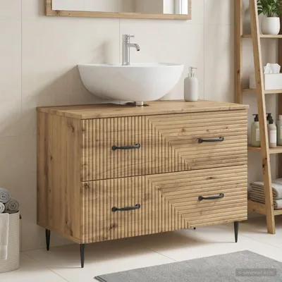 Obrázok produktu pre Maison Exclusive – Skrinka pod umývadlo HAARLEM, dekór artézanská jelša, 82 x 41 x 58,5 cm