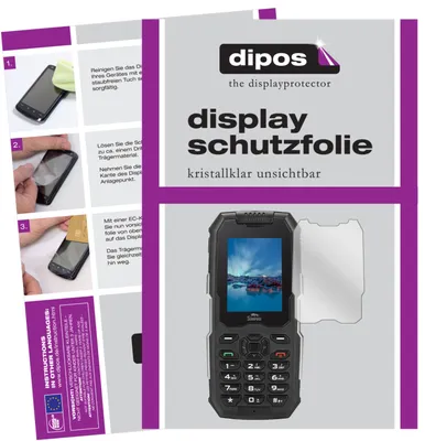 Produktbild von 6x Schutzfolie für Snopow M2 klar Displayschutzfolie Folie Display Schutz dipos