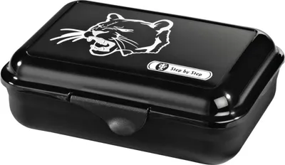 Zdjęcie produktu dla Pojemnik na lunch "Wild Cat Chiko", czarny