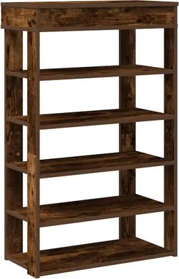 Obrázek produktu pro vidaXL Stojan na boty kouřový dub 60x30x98 cm materiál na bázi dřeva