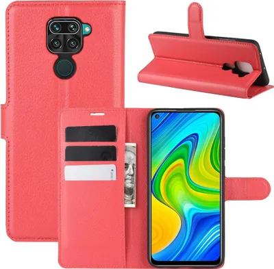 Produktbild von Xiaomi Redmi Note 9 Hülle - Coverup Klapphülle - Rot