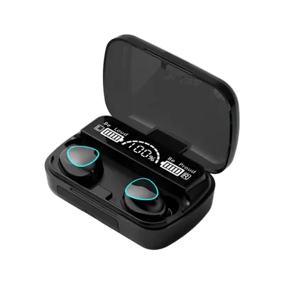 Produktbild von Bluetooth Kopfhörer kabellos mit Ladecase & LED Display – In Ear Earbuds, HiFi Sound, Touch, Noise Reduction, USB-C für Sport & Alltag