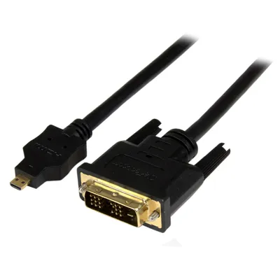 Produktbild von StarTech.com Micro HDMI - DVI-D, 2m, Micro-HDMI, DVI-D, Gold, 140 g