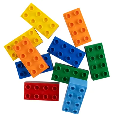 Produktbild von LEGO® DUPLO® 2x4 Steine Bausteine Bunt Gemischt - 3011 NEU! Menge 10x – Jede Mischung individuell zusammengestellt